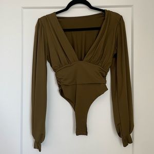 Amazon Bodysuit - green/brown